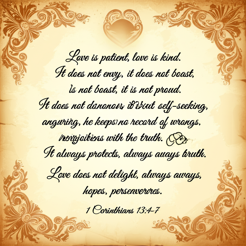 1 Corintios 13:4-7