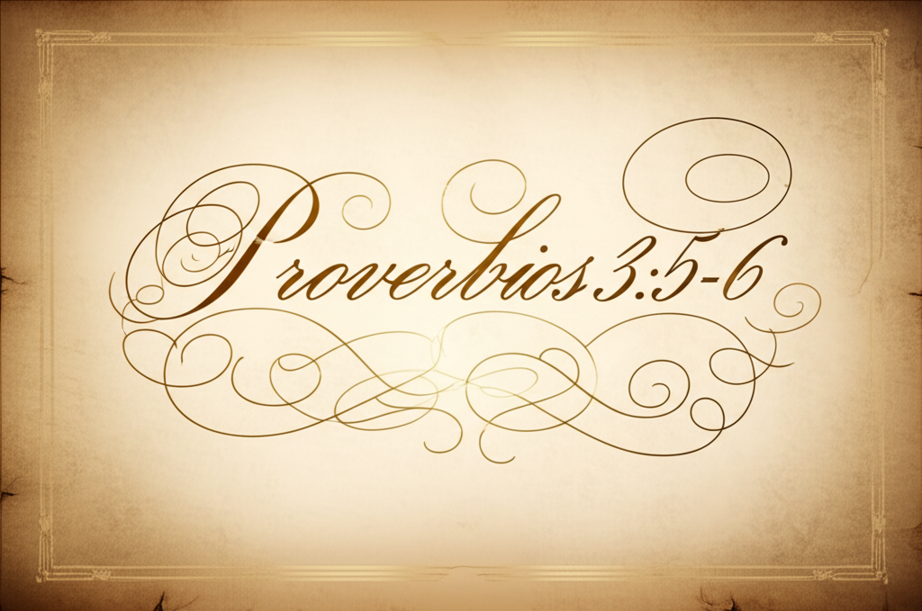 Proverbios 3:5-6